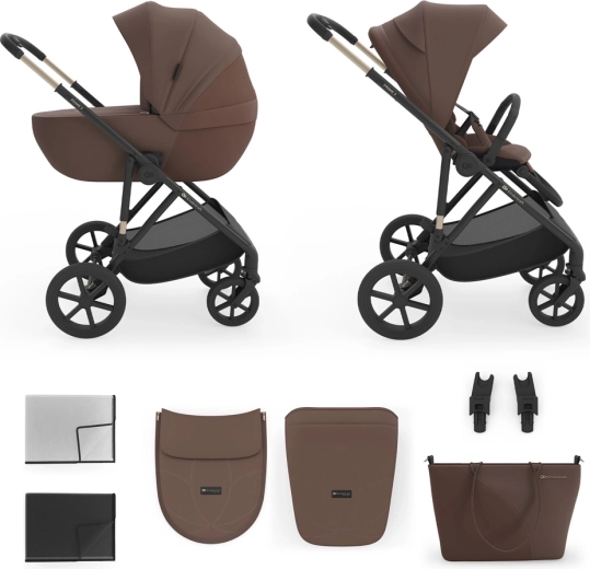 Kinderkraft комбінований stroller 2-in-1 Prime 3 velvet mocca