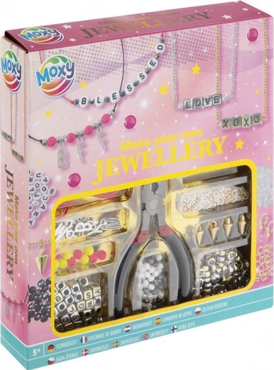 MOXY set voor het maken van sieraden met letters
