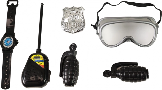 Realistic police gear with Czech labels