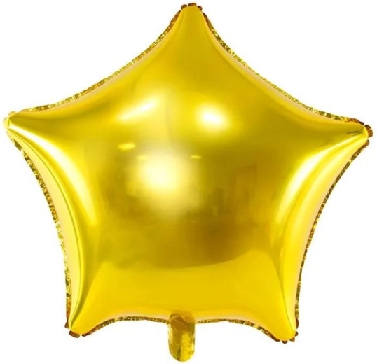 PartyDeco folieballon ster 48 cm goud