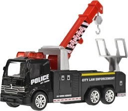 Realistische politie-bergingswagen