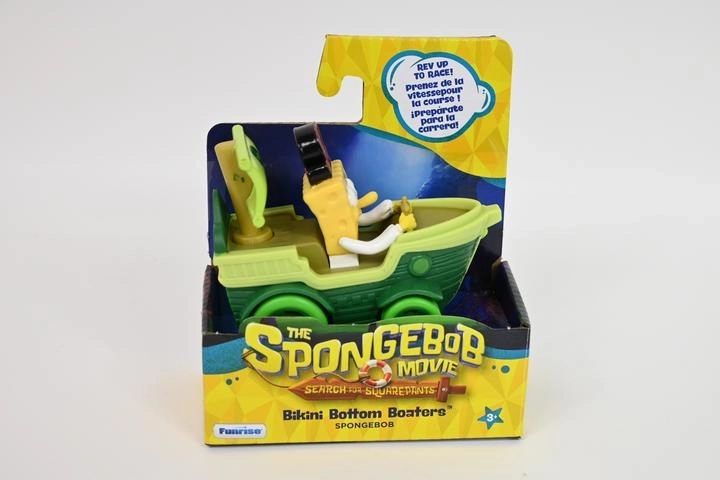 Véhicule de film SpongeBob – bateau pirate à roulettes avec figurine