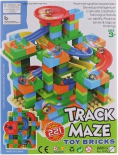 Circuit de billes – kit de construction 221 pièces