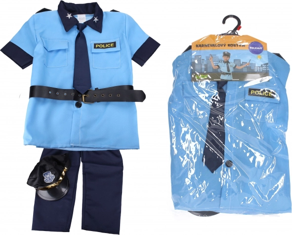 Kinder carnavalskostuum politieagent 110–120 cm