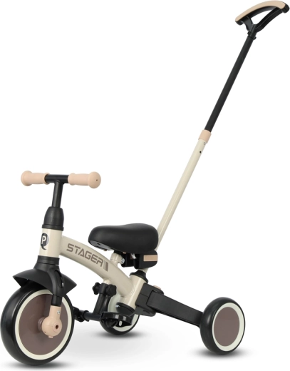 Parent handlebar with steering and adjustable height