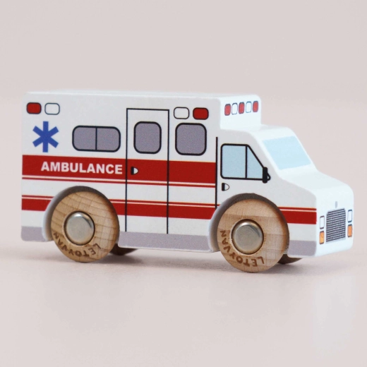 Ambulance en bois Lance Le Toy Van