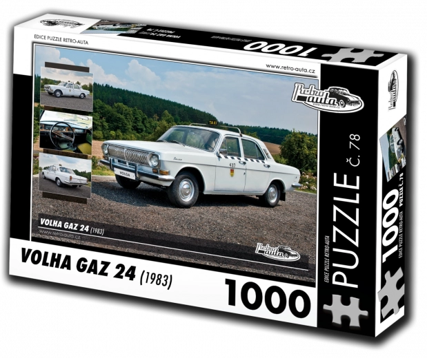 Puzzle Retro-Autos Wolga GAZ 24 (1983) – 1000 Teile