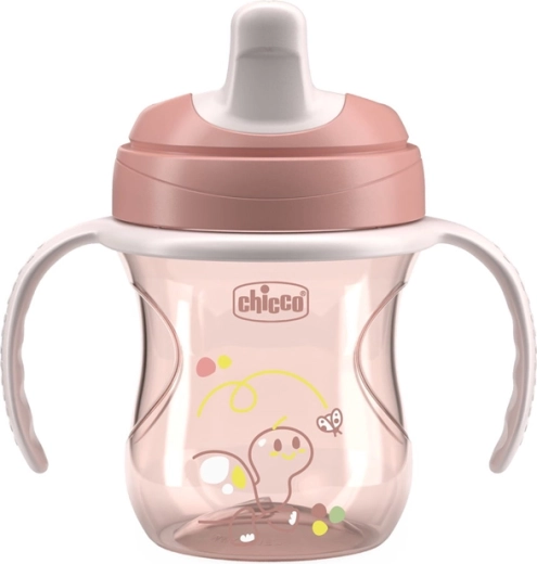 Gobelet d’apprentissage Chicco avec anses rose 6 m+