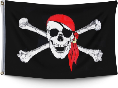 Piratenvlag 90x150 cm