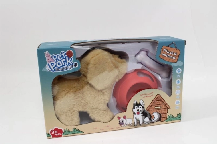 Battery-Operated Puppy with Bowl
