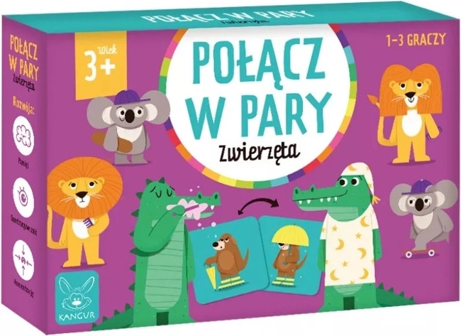 Animal Memory Game – Match the Pairs