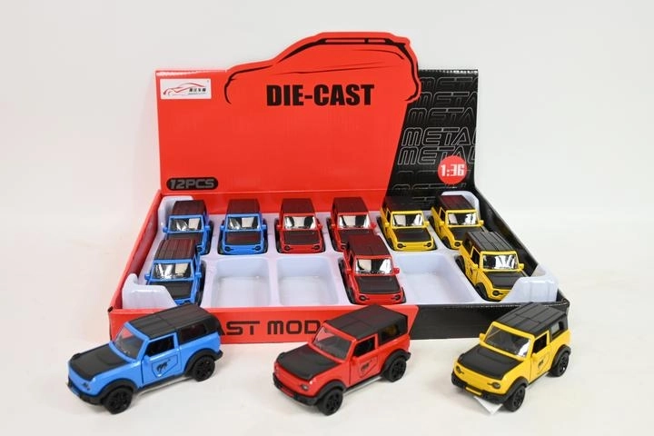 Metal Off-Road Car with Lights and Sound