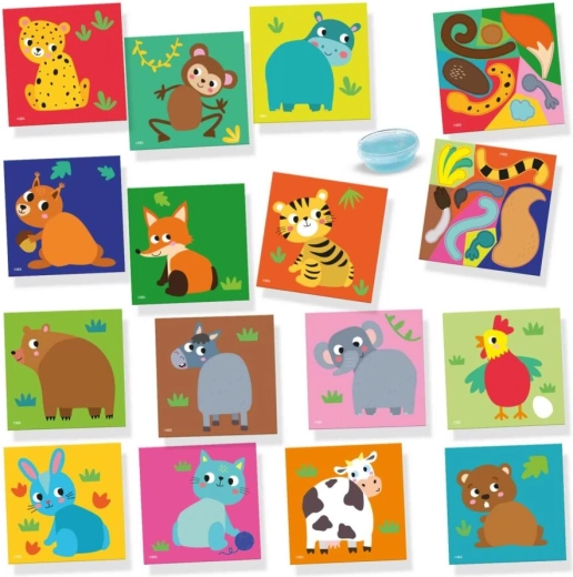 14 animals to complete – fun tail matching