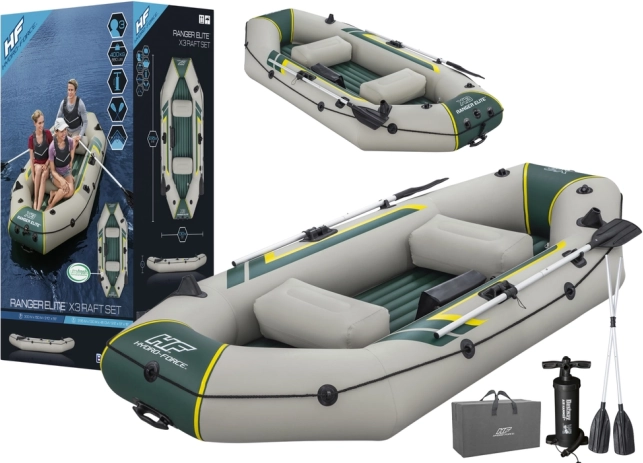 Aufblasbares Boot Bestway RANGER ELITE X3 für 3 Personen