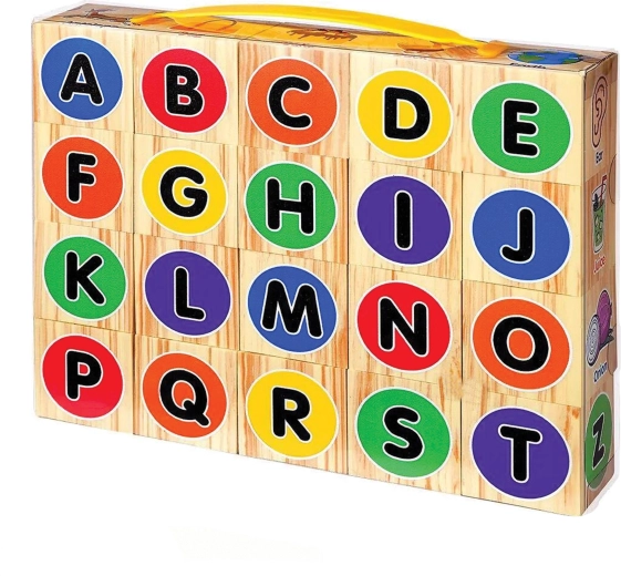 Cubes éducatifs en mousse avec lettres, chiffres et images, 20 pcs