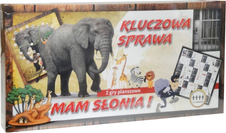 Twee familiebordspellen: Sleutelzaak en Ik heb een olifant