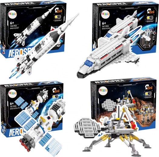 Baukasten Aerospace 2-in-1 – Marslander und Weltraumroboter, 146 Teile