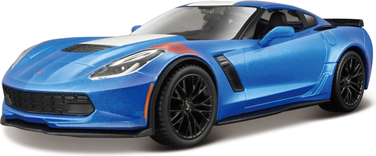 Maisto Corvette Grand Sport 2017 metallic blauw model 1:24