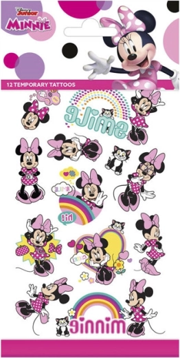 Tatouage temporaire Minnie 10 × 20 cm