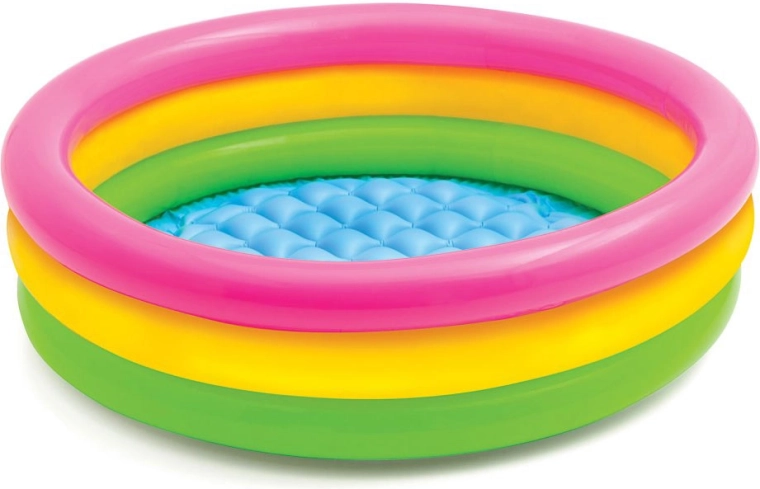 Children's inflatable rainbow pool INTEX