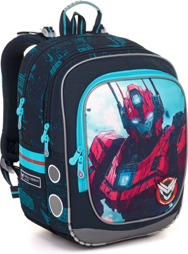 Topgal lightweight school backpack Endy with a robot
