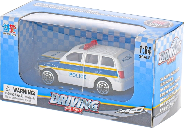 Diverse police fleet for creative play