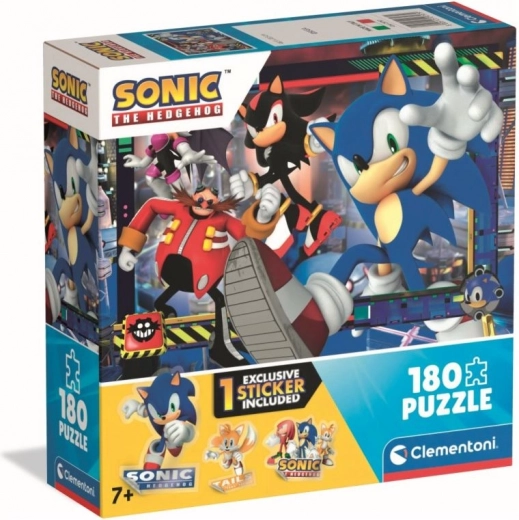 Puzzle Sonic der Igel in Aktion 180 Teile