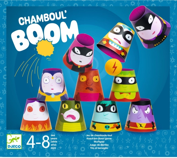 Jeu de quilles Chamboul Boom de DJECO