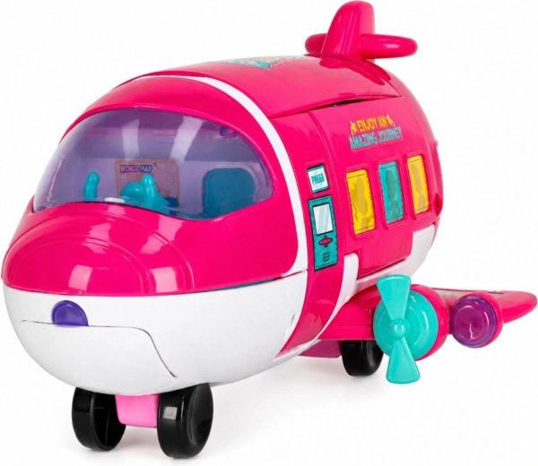 Realistic look of a passenger airplane