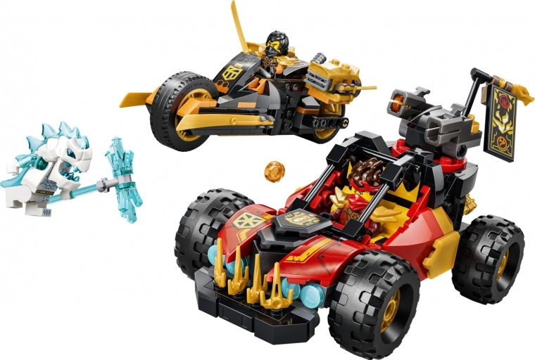 2 rebuildable vehicles for double the action