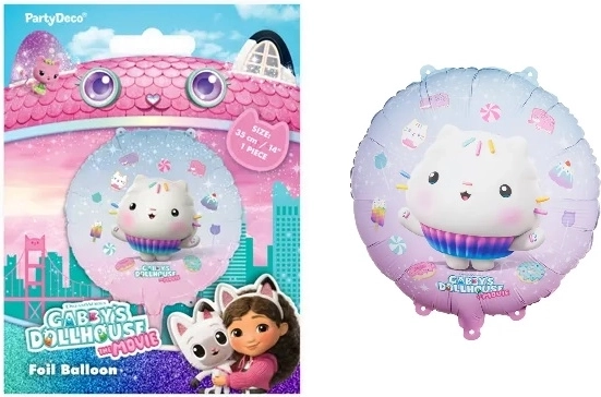 Folieballon Łakotek in de vorm van een snoepje, 35 cm, kleurenmix