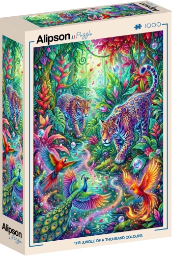 Puzzle Alipson Jungle multicolore 1000 pièces