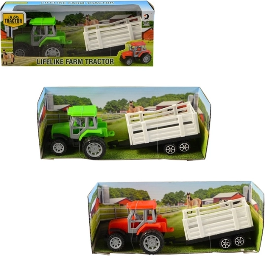 tracteur avec remorque à inertie