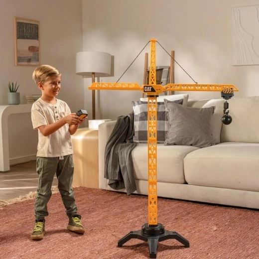 127 cm tall crane with 360° rotation