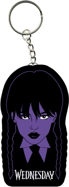 Wednesday Keychain – colorful head