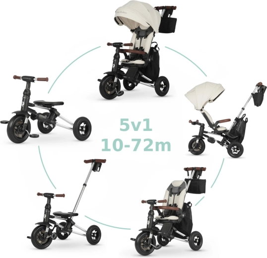 Qplay tricycle Nova Deluxe 5-in-1 beige