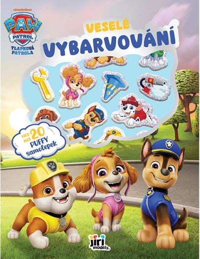Vrolijk kleuren met superstickers Paw Patrol
