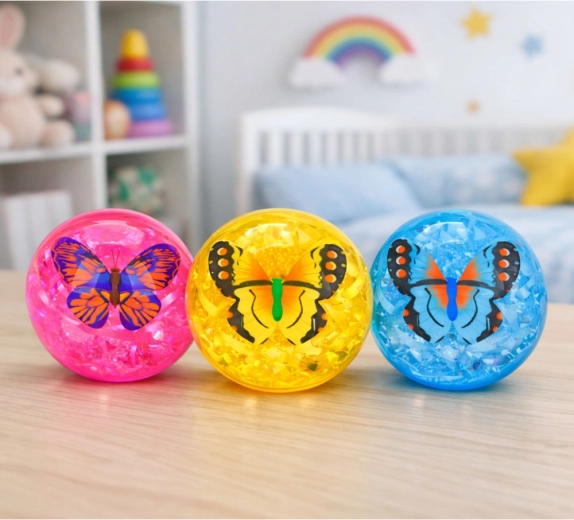 Color flashes with every bounce