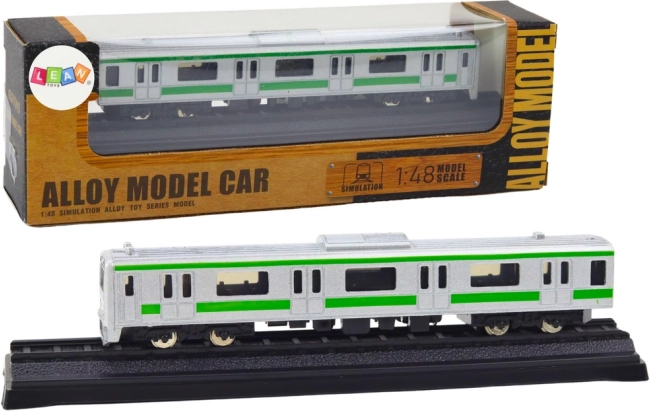 Metal Train Car Model 1:48 – Silver