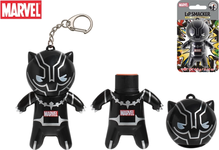 Lip Smacker lip balm Black Panther tangerine with keychain