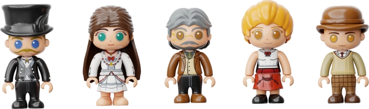 Minifiguren voor scènes uit voorstellingen