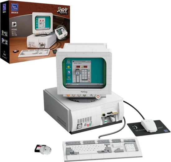Bouwset PANTASY retrocomputer jaren 80, 1637 stukjes