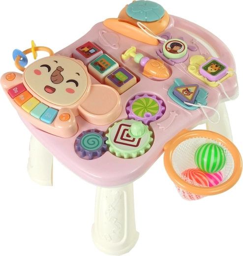 2-in-1: walker and activity table