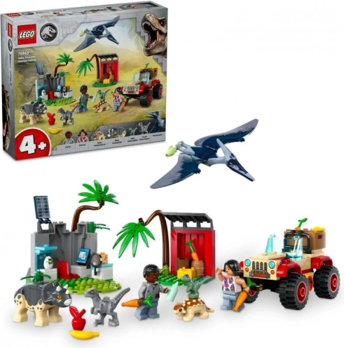 LEGO Jurassic World centre de sauvetage pour petits dinosaures