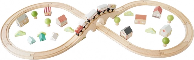 Le Toy Van houten treinset voor kinderen