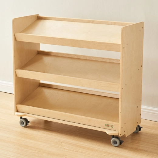 Mobiele opslag met vergrendelbare wielen