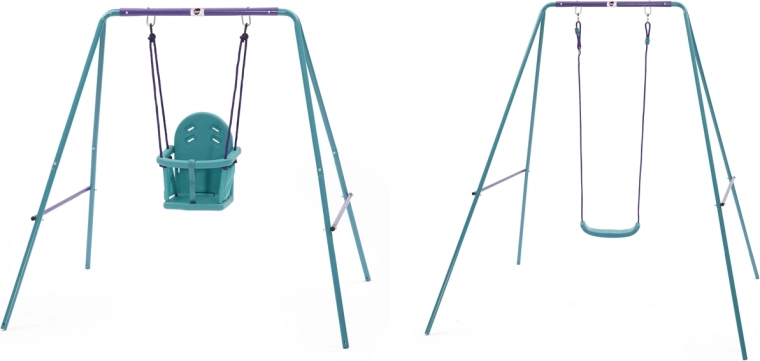 Plum 2-in-1 Metal Swing