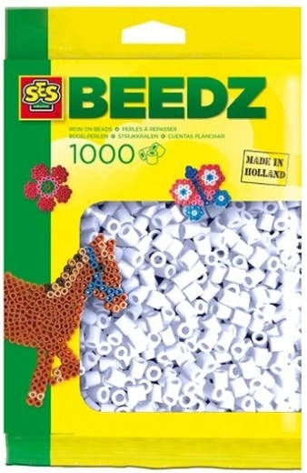 SES Creative perles à repasser blanches 1000 pièces