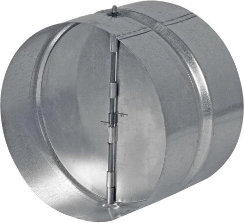 Metalen terugslagklep 125 mm