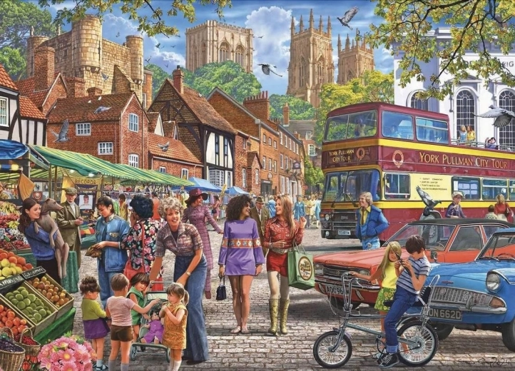 Puzzel Markt in York 1000 stukjes GIBSONS